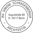 Ira Simone Schnadenberger - Impressum